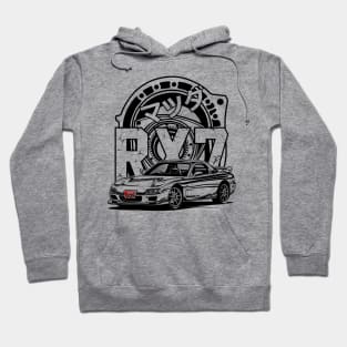 RX7 FD3S Rotary Engine Hoodie